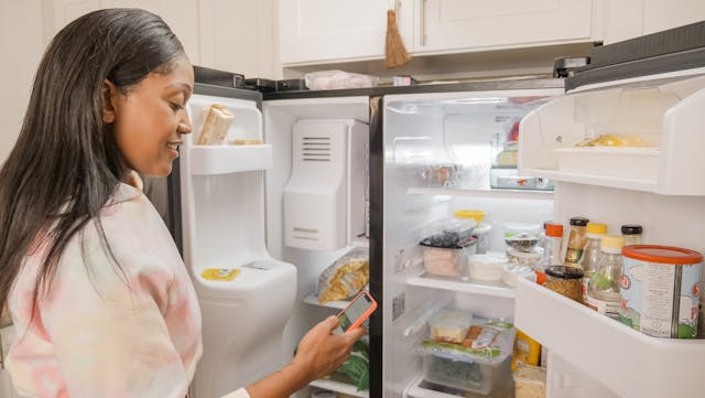Meal prepping checking for expiration